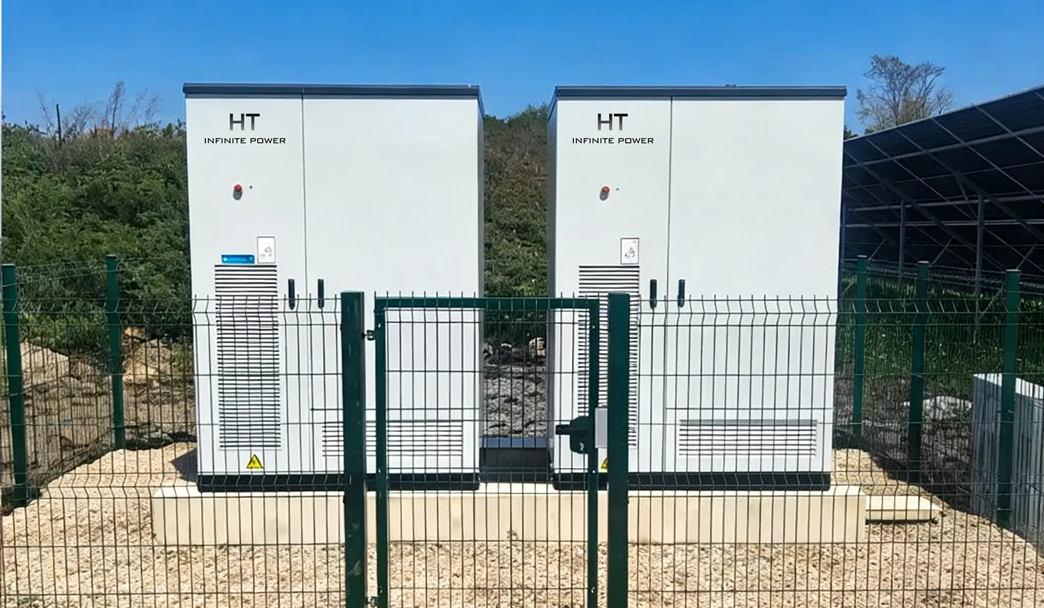 HT infinitepower 135 kW / 261 kWh commercieel energieopslagsysteem projectcase